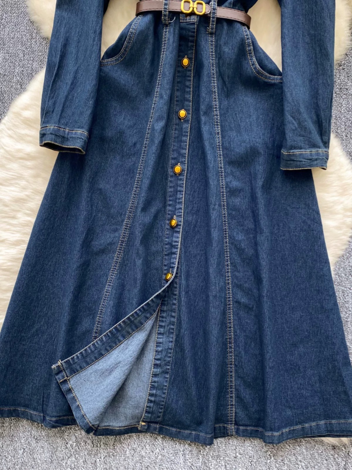 In my auntie era dress & belt DD120 images